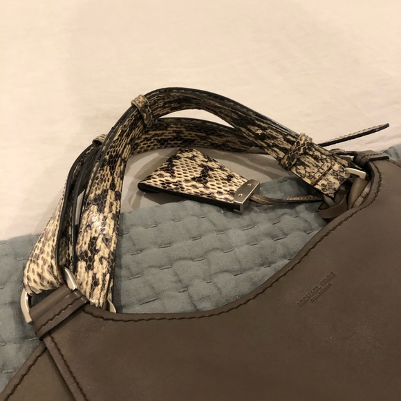 Michael Kors Collection Shoulder Bag with Python - Picture 7 of 9